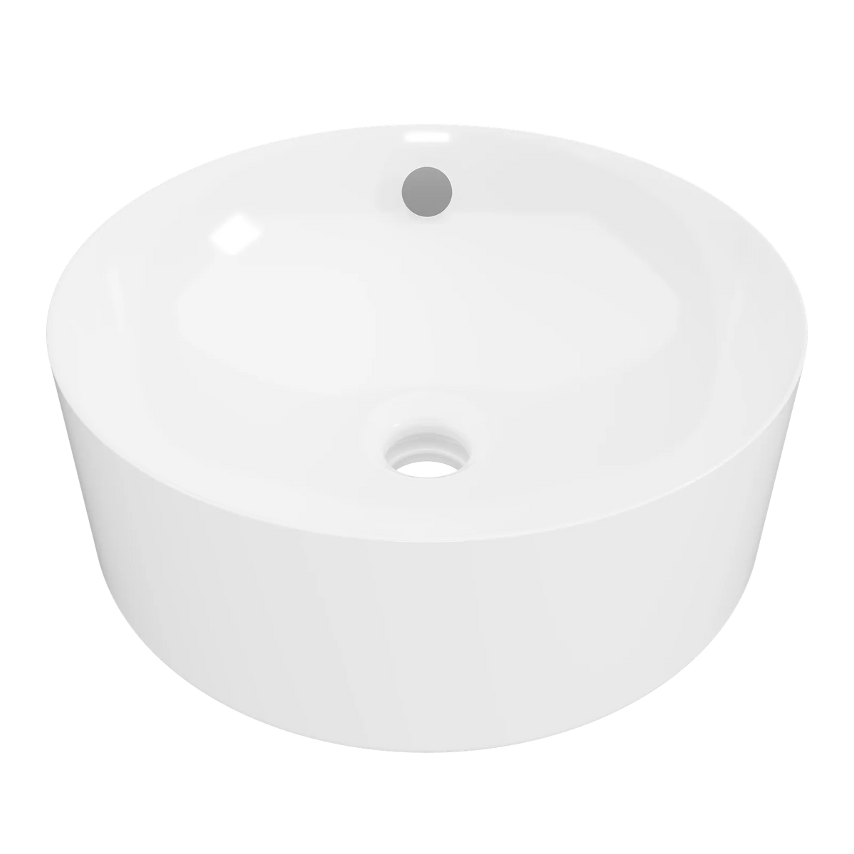 Timberline Hazel Above Counter Basin 360mm Gloss White