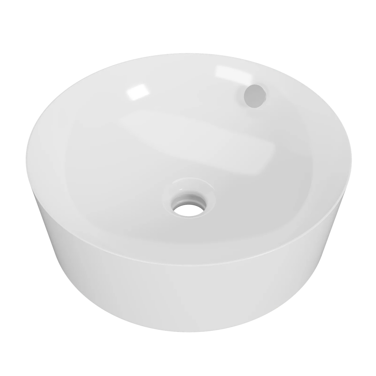 Timberline Hazel Above Counter Basin 360mm Gloss White - image 2