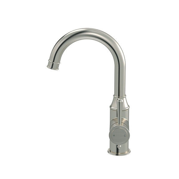 Harrington Basin Mixer - close-up detail view, bathroom fixture
