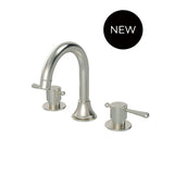 Harrington Three Hole Basin Set with Lever Handle
