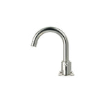 Harrington Three Hole Basin Set with Lever Handle - close-up detail view