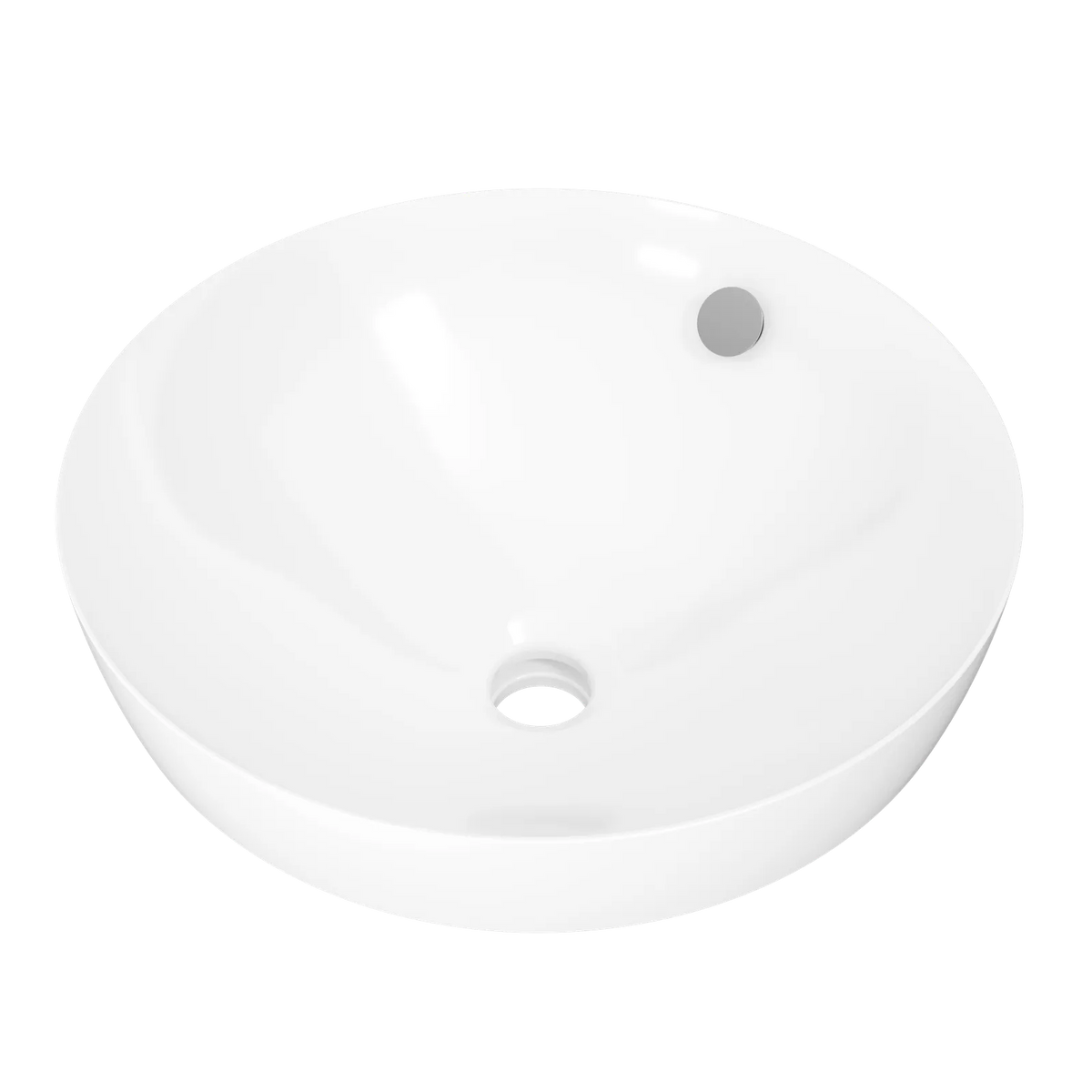 Timberline Henry Inset Basin 360mm Gloss White - image 2