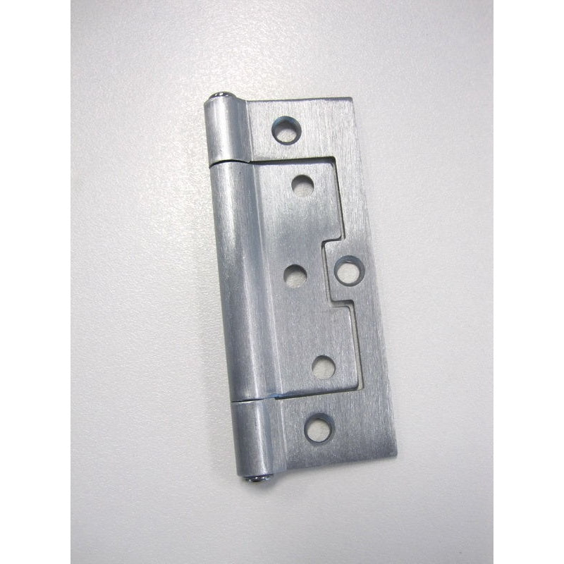 Non Mortise Hinge 100x42x2.0mm FP & LP Satin Chrome