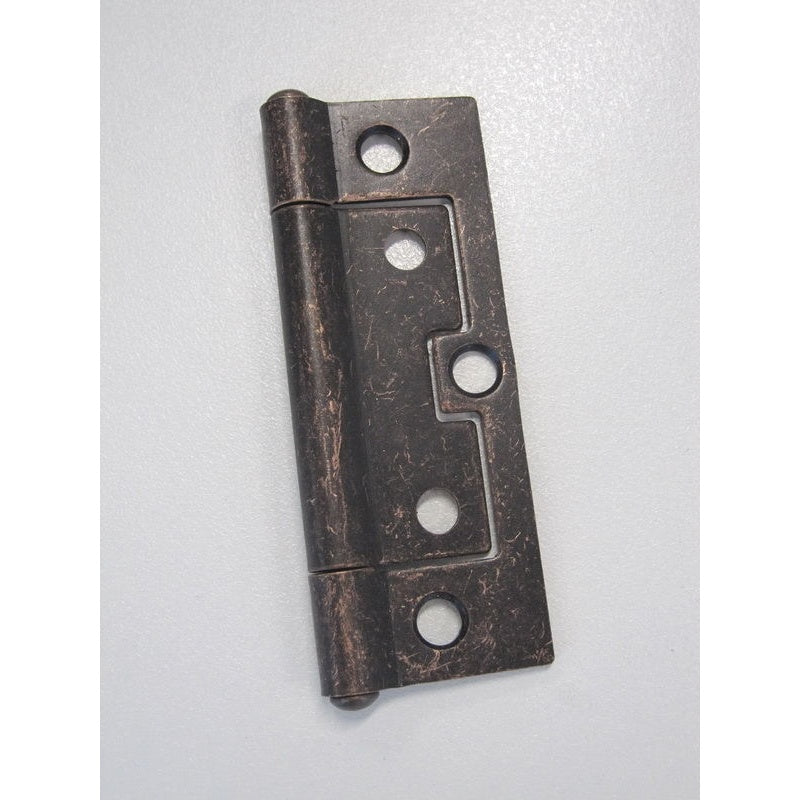Non Mortise Hinge 75x31x1.6mm, 89x34x1.8mm FP & LP Florentine Bronze