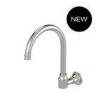 Harrington Wall Mount Swivel Spout - front view, bathroom fixture