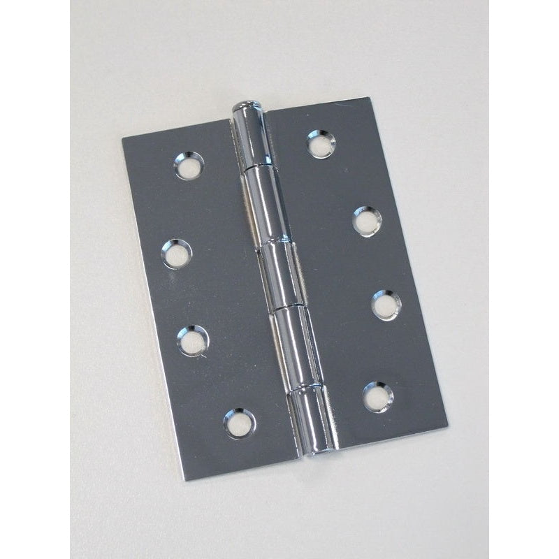 Hinge Steel Butt 100x75x1.6mm FP & LP Polished Chrome