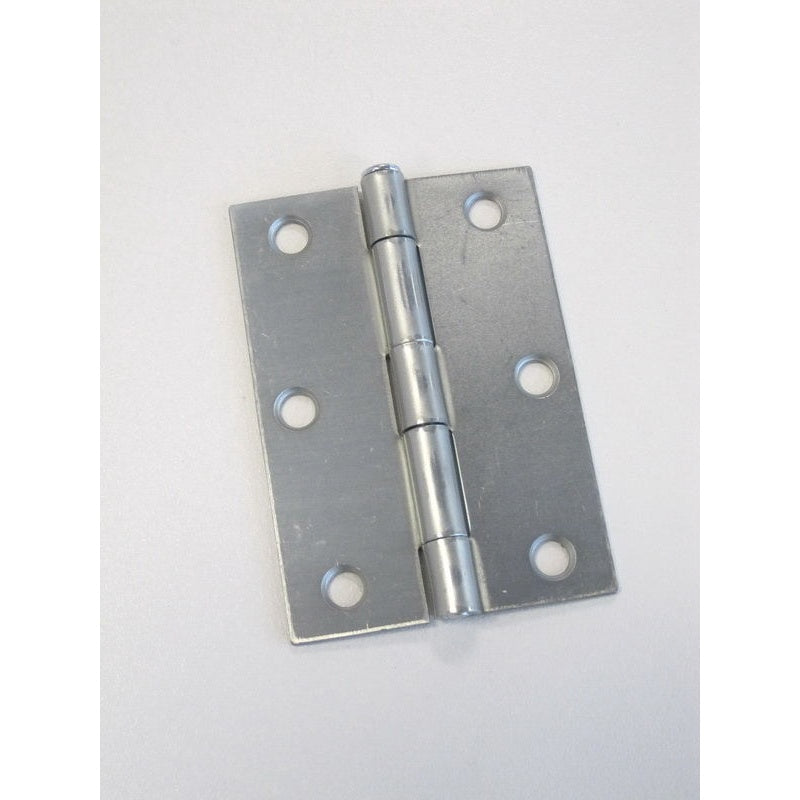 Hinge Steel Butt 85x60x1.6mm Fixed & Loose Pin Zinc Plated