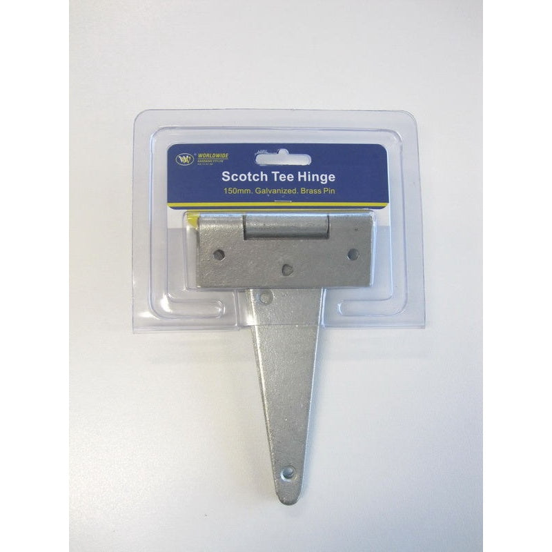 Scotch Tee Hinge Brass Pin 150mm -Galvanized