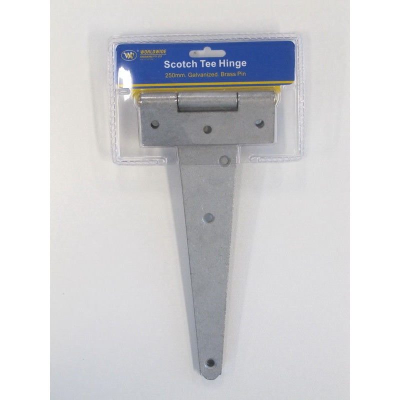 Scotch Tee Hinge Brass Pin 250mm -Galvanized