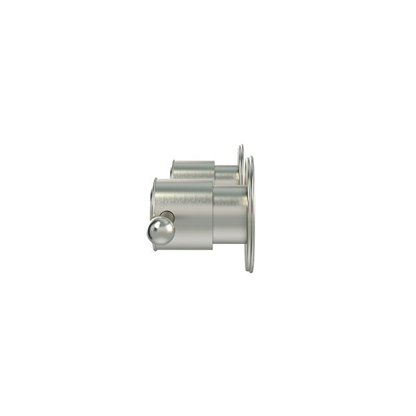 Harrington Wall Tap Set with Lever Handle - Brushed Nickel