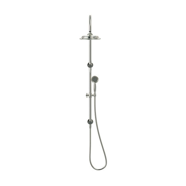 Harrington Shower Rail Set - Brushed Nickel