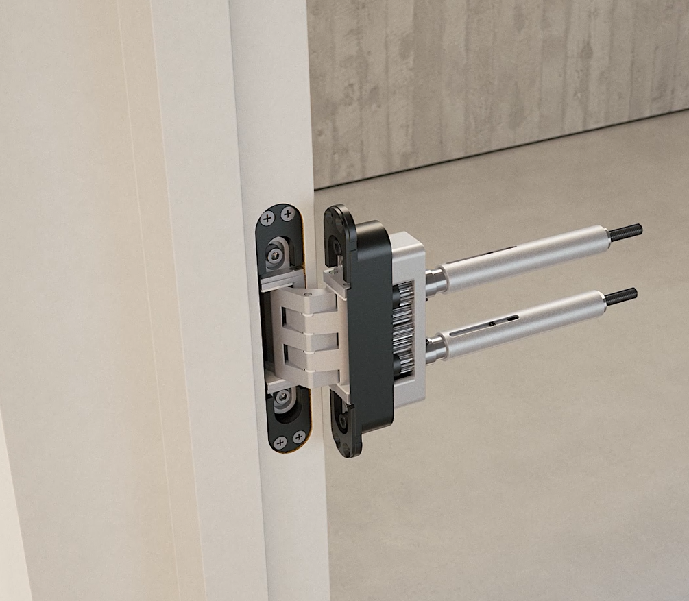 CEAM 3D Self Closing Invisible Hinge - BAC1431SC - Max Weight 100Kg @ 1300mm