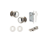 Cambridge Knob - Round Rose Entrance Kit with Separate High Security Lock - entrance set configuration (16 of 18)