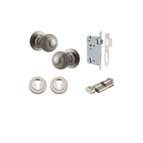 Guildford Knob - Round Rose Entrance Kit with Separate High Security Lock - entrance set configuration (17 of 18)
