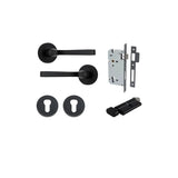 Annecy Lever - Round Rose Entrance Kit with Separate High Security Lock - entrance set configuration (13 of 18)