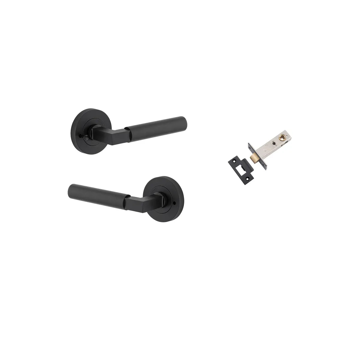 Berlin Lever - Round Rose Privacy Kit (Inbuilt Privacy)