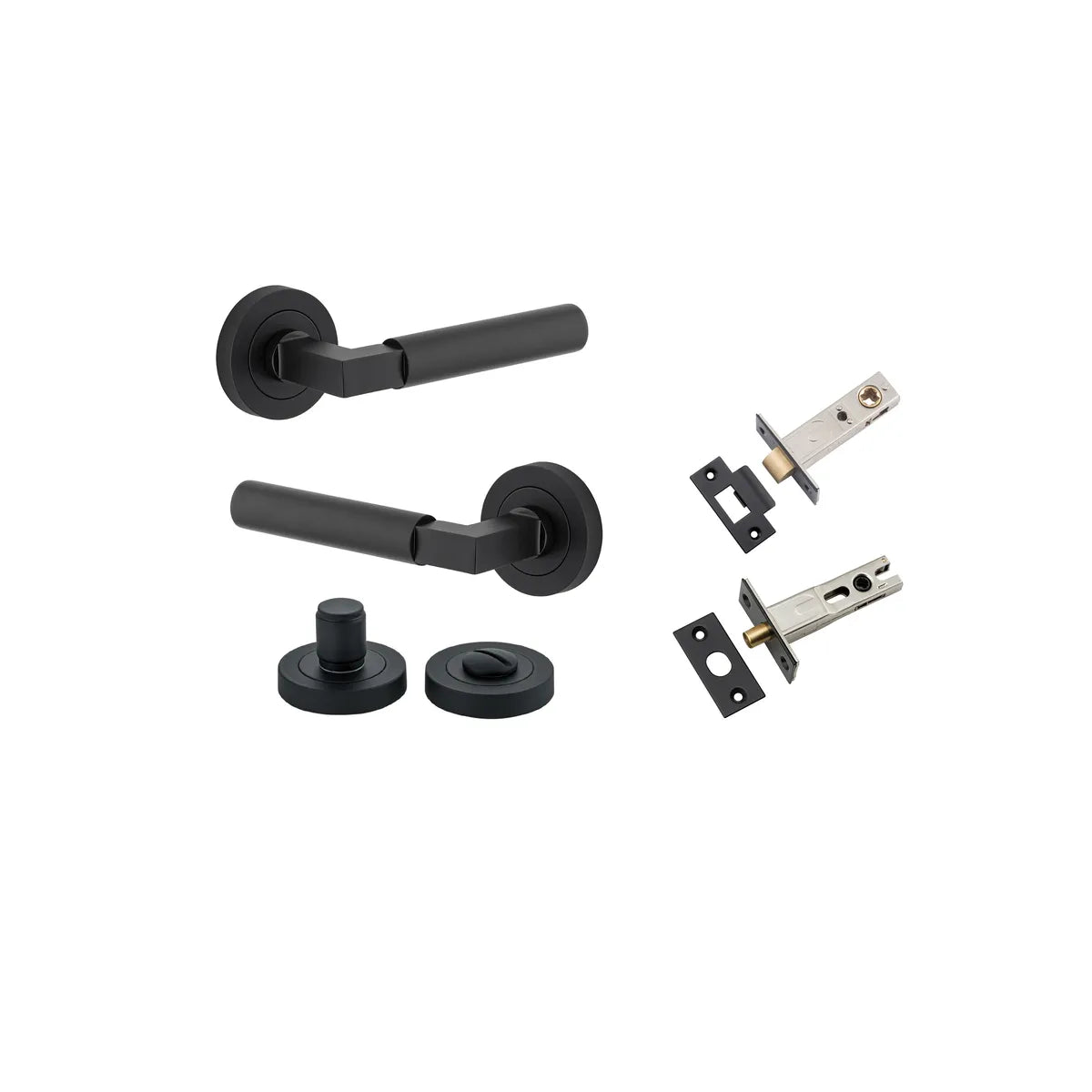 Berlin Lever - Round Rose Privacy Kit