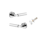 Berlin Lever - Round Rose Passage Kit in Polished Chrome - alternative product view