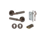 Brunswick Lever - Round Rose Entrance Kit with High Security Lock - entrance set configuration (6 of 12)