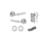 Brunswick Lever - Round Rose Entrance Kit with High Security Lock - entrance set configuration (7 of 12)