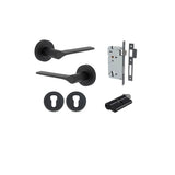Como Lever - Round Rose Entrance Kit with High Security Lock - entrance set configuration (3 of 14)
