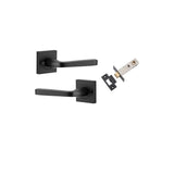Annecy Lever - Square Rose (Inbuilt Privacy)