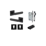 Bronte Lever - Square Rose Entrance Kit with High Security Lock - entrance set configuration (3 of 14)