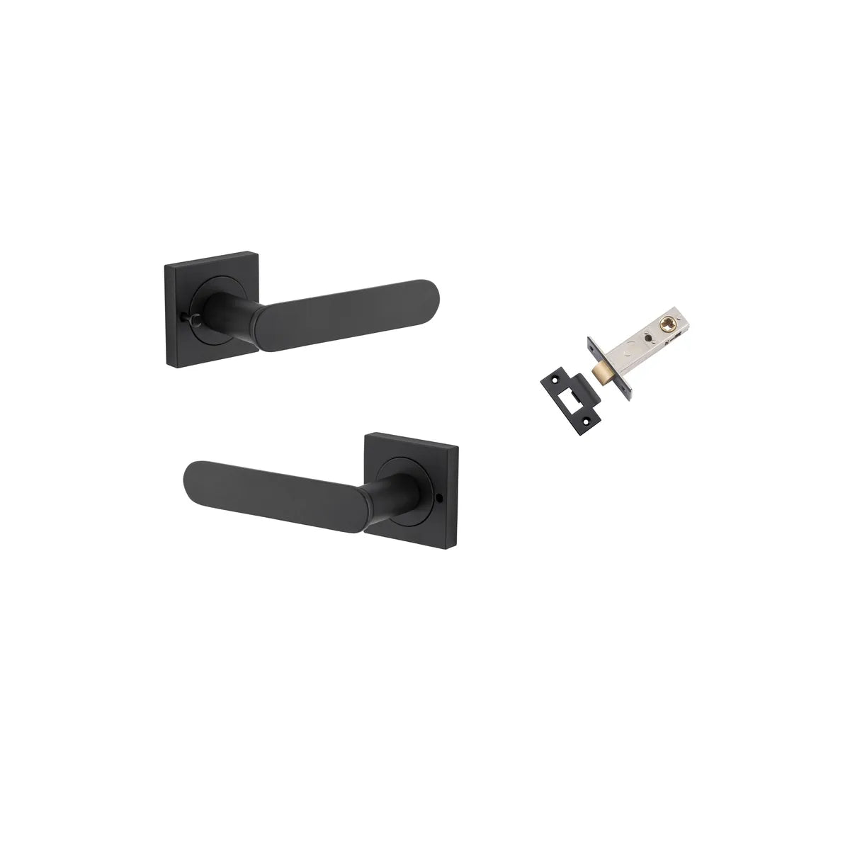 Bronte Lever - Square Rose Privacy Kit (Inbuilt Privacy)