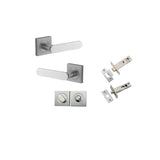 Bronte Lever - Square Rose Privacy Kit with Privacy Turn with Separate Privacy Turn