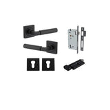 Berlin Lever - Square Rose Entrance Kit with High Security Lock - entrance set configuration (10 of 14)