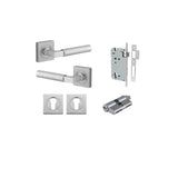 Berlin Lever - Square Rose Entrance Kit with High Security Lock - entrance set configuration (2 of 14)