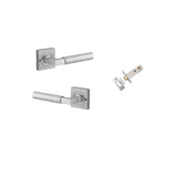 Berlin Lever - Square Rose Privacy Kit (Inbuilt Privacy)