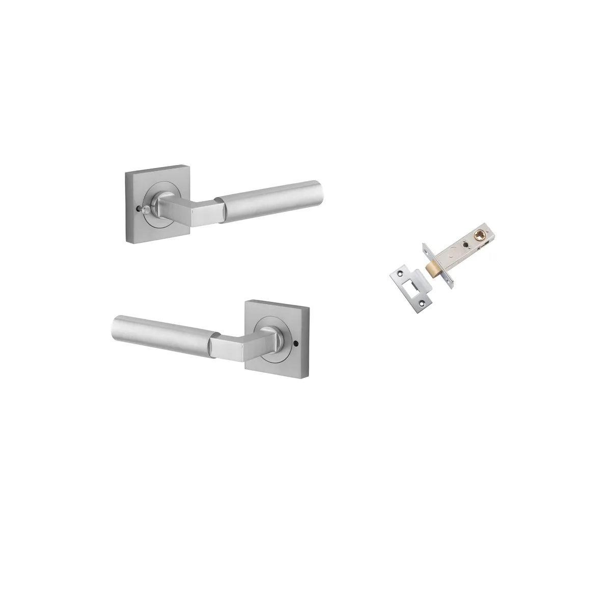 Berlin Lever - Square Rose Privacy Kit (Inbuilt Privacy)