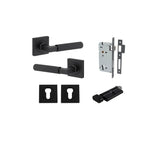 Brunswick Lever - Square Rose Entrance Kit with High Security Lock - entrance set configuration (9 of 12)