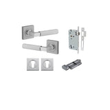 Brunswick Lever - Square Rose Entrance Kit with High Security Lock - entrance set configuration (7 of 12)