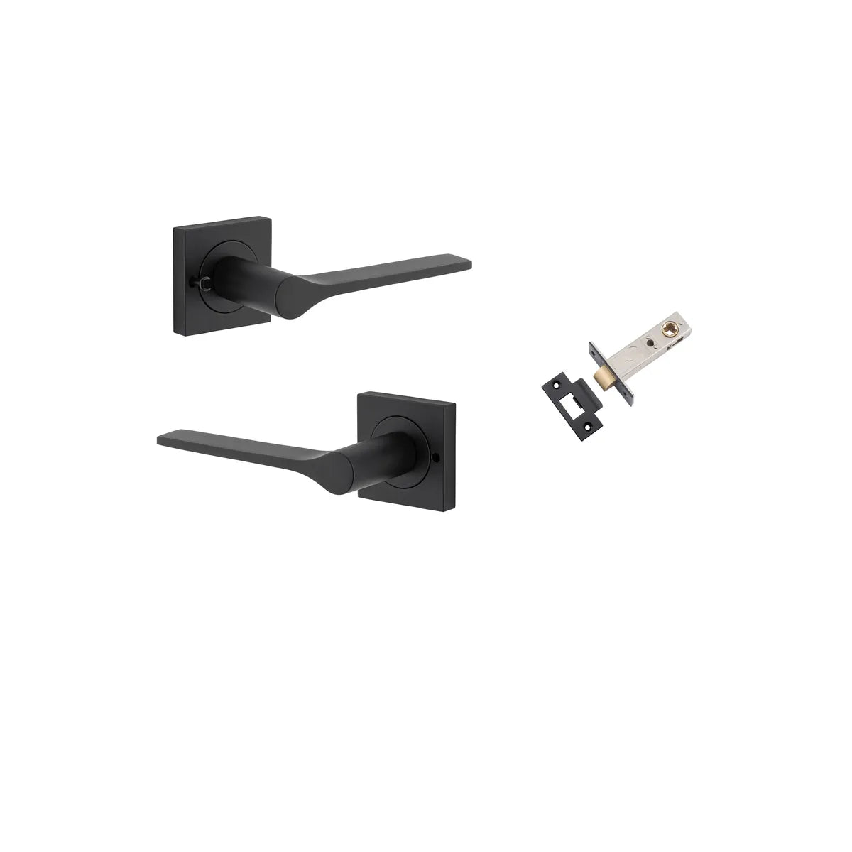 Como Lever - Square Rose Privacy Kit (Inbuilt Privacy)