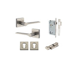 Como Lever - Square Rose Entrance Kit with High Security Lock - entrance set configuration (13 of 14)