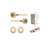 Annecy Lever - Round Rose Entrance Kit with Separate High Security Lock - entrance set configuration (10 of 18)