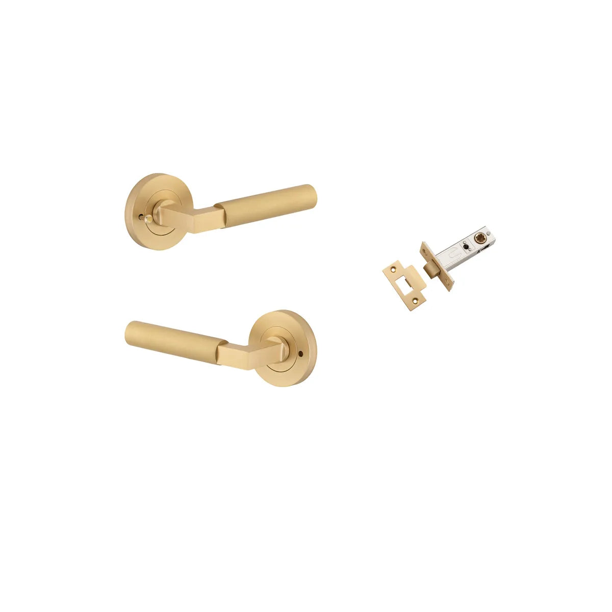 Berlin Lever - Round Rose Privacy Kit (Inbuilt Privacy)