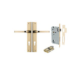Annecy Lever - Rectangular Backplate Entrance Kit with High Security Lock - entrance set configuration (5 of 18)