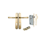 Verona Lever - Oval Backplate Entrance Kit with High Security Lock - entrance set configuration (14 of 18)