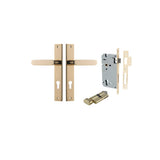 Bronte Lever - Rectangular Backplate Entrance Kit with High Security Lock - entrance set configuration (11 of 14)