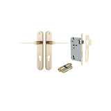 Como Lever - Oval Backplate Entrance Kit with High Security Lock - entrance set configuration (4 of 14)