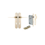 Como Lever - Oval Backplate Entrance Kit with High Security Lock - entrance set configuration (11 of 14)