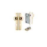 Paddington Knob - Rectangular Backplate Entrance Kit with High Security Lock - entrance set configuration (5 of 18)
