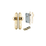 Paddington Knob - Shouldered Backplate Entrance Kit with High Security Lock - entrance set configuration (14 of 18)