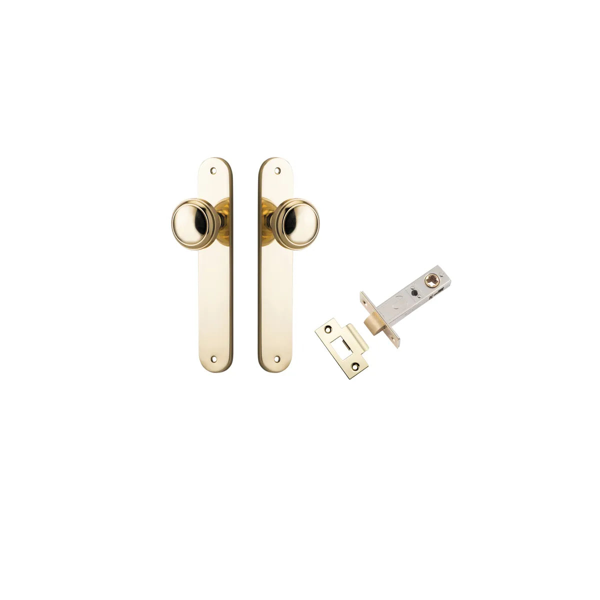 Paddington Knob - Oval Backplate Passage Kit