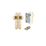 Cambridge Knob - Oval Backplate Entrance Kit with High Security Lock - entrance set configuration (5 of 18)