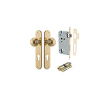 Guildford Knob - Oval Backplate Entrance Kit with High Security Lock - entrance set configuration (5 of 18)