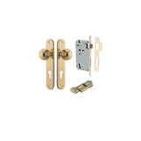 Guildford Knob - Oval Backplate Entrance Kit with High Security Lock - entrance set configuration (14 of 18)